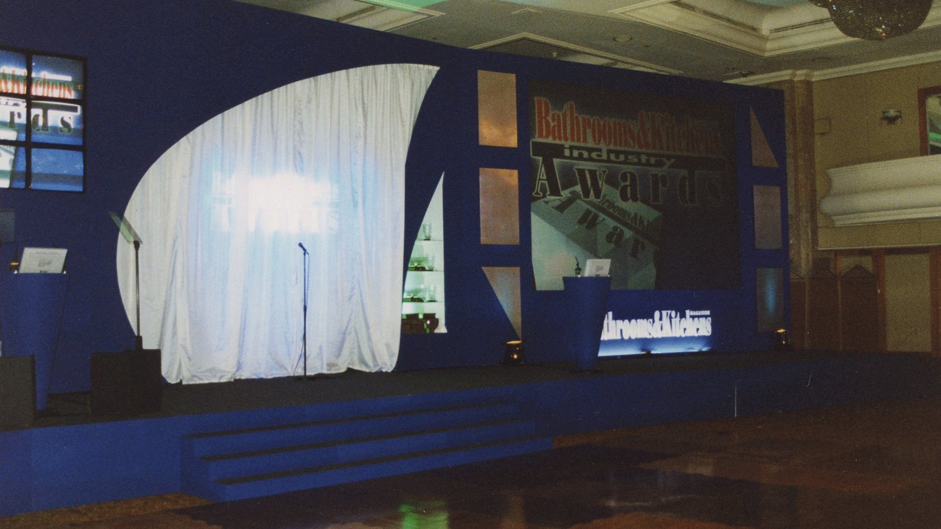 Bathrooms and Kitchens industry awards staging.