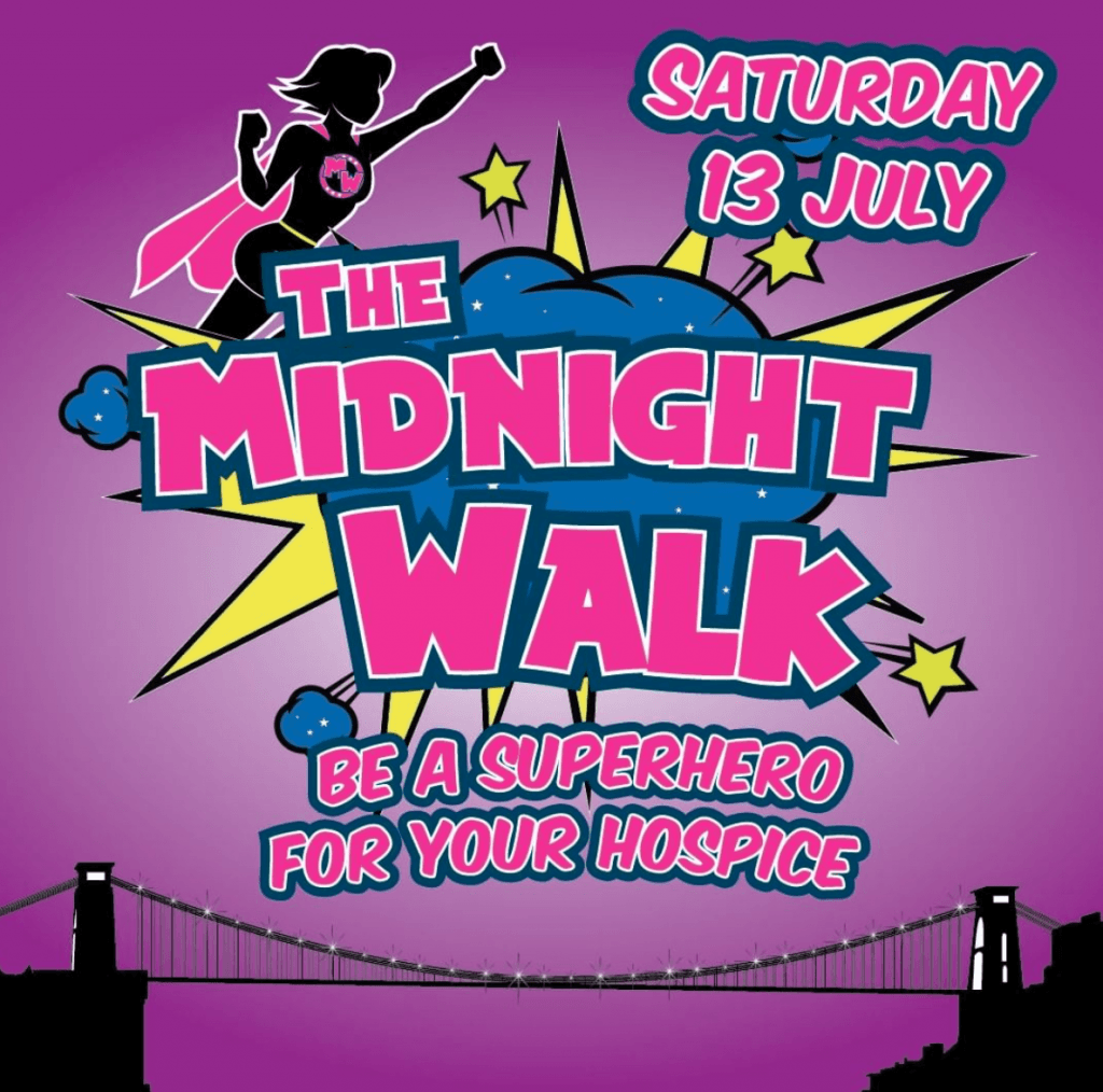 midnight walk charity poster
