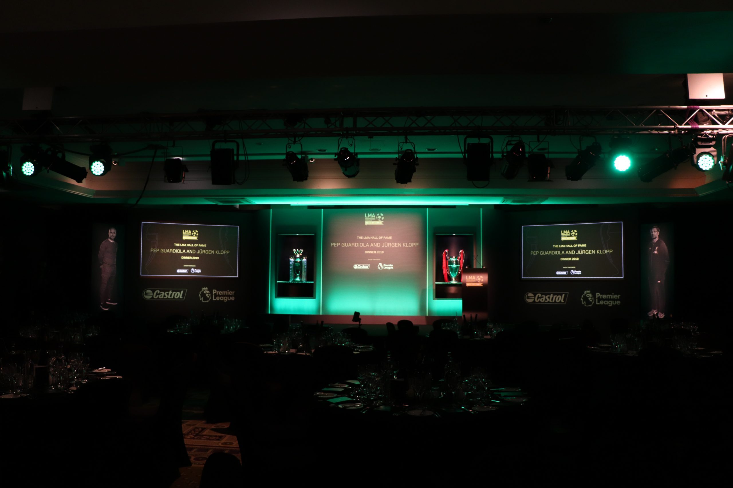 wide shot of stage